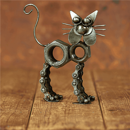 Cat Ornament - Ernie the Skinny Cat