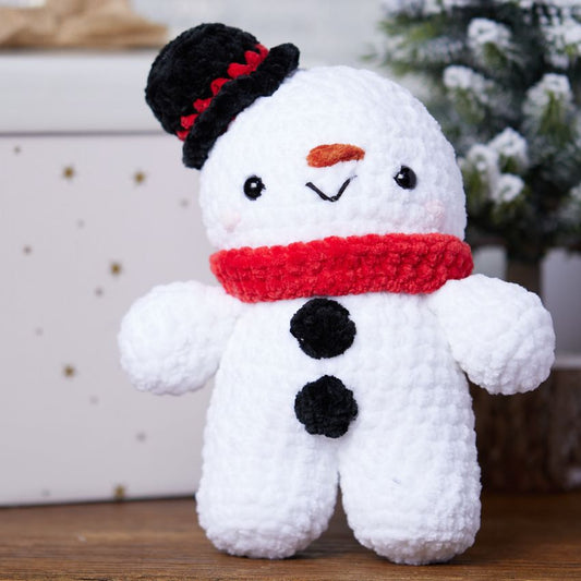 Handcrafted Crochet Snowman