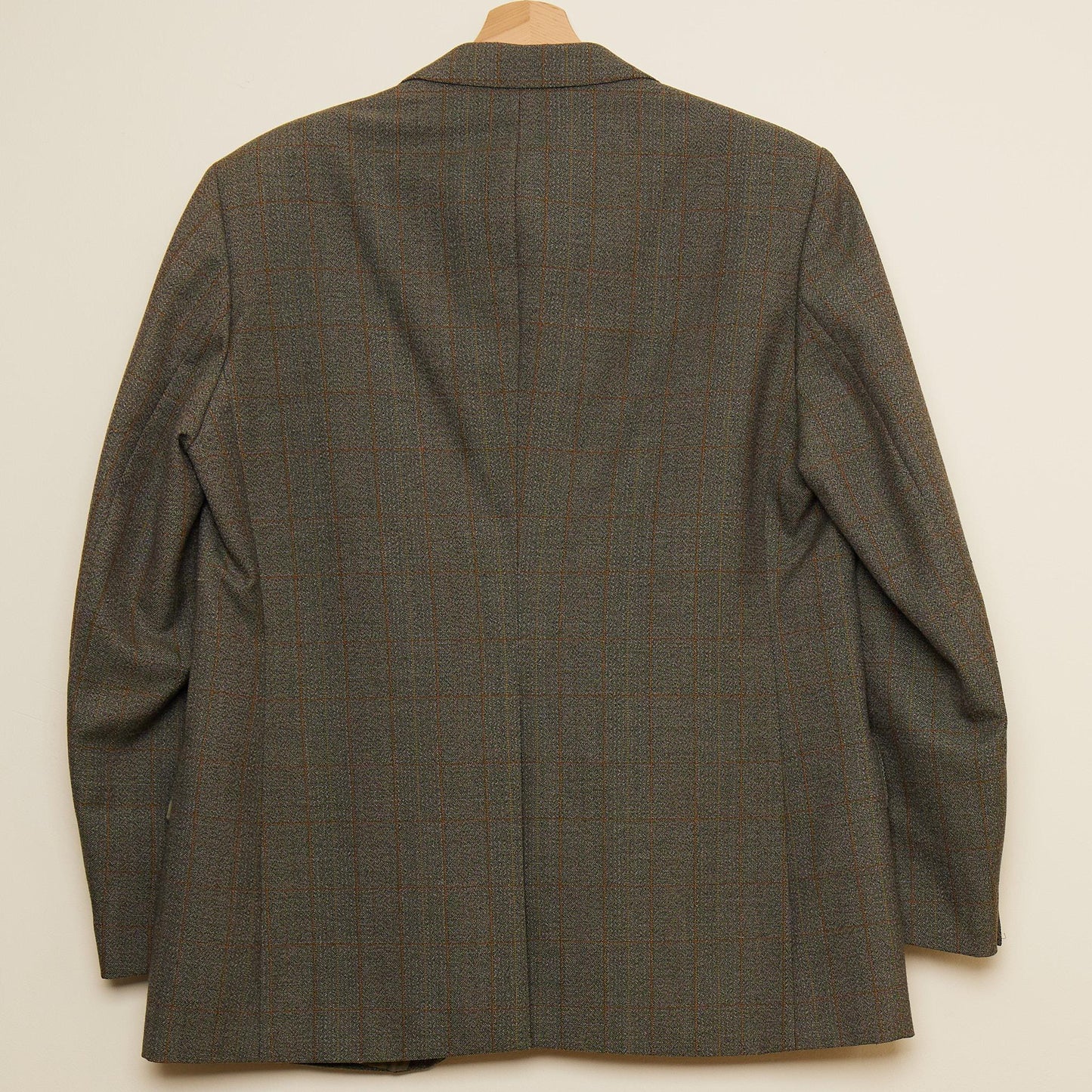 Heritage Elegance: Vintage Dunn & Co 42" Men's 100% Worsted Wool Green Large Check Jacket – Timeless Classic in Grade A Condition