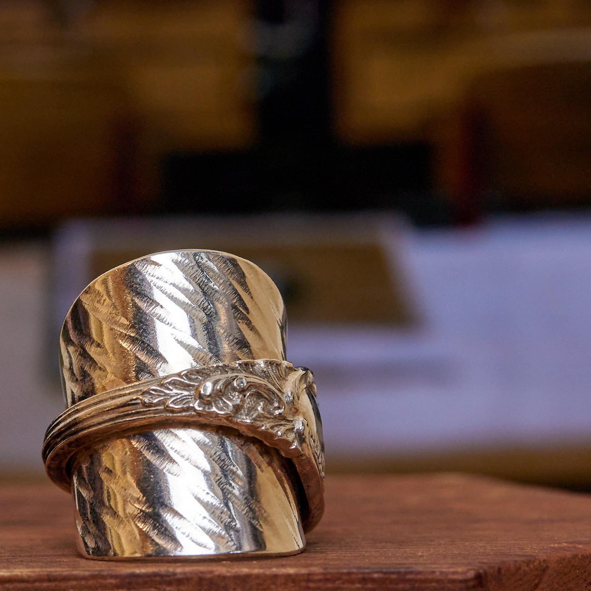 sterling silver ring - front view